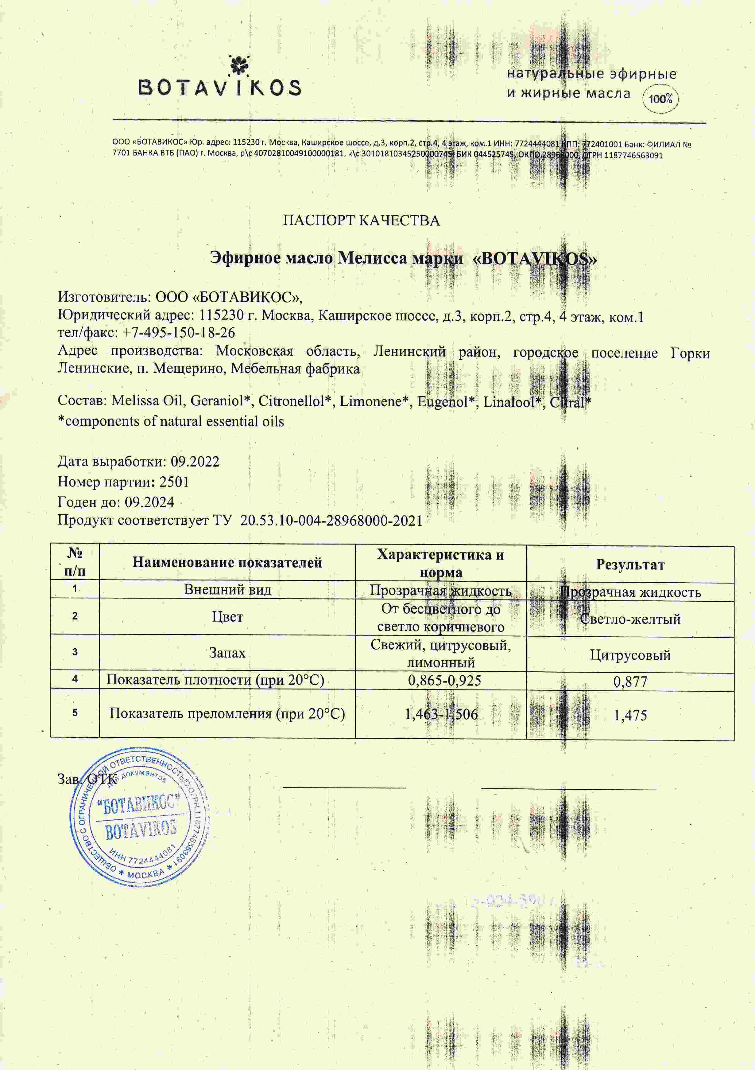 Паспорт №092022